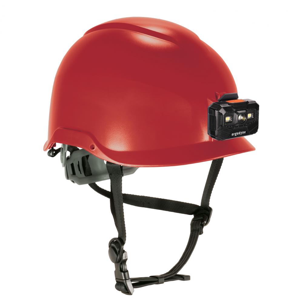 8976LED Red Safety Helmet with LED Light Type 2 Class E<span class=' ItemWarning' style='display:block;'>Item is usually in stock, but we&#39;ll be in touch if there&#39;s a problem<br /></span>