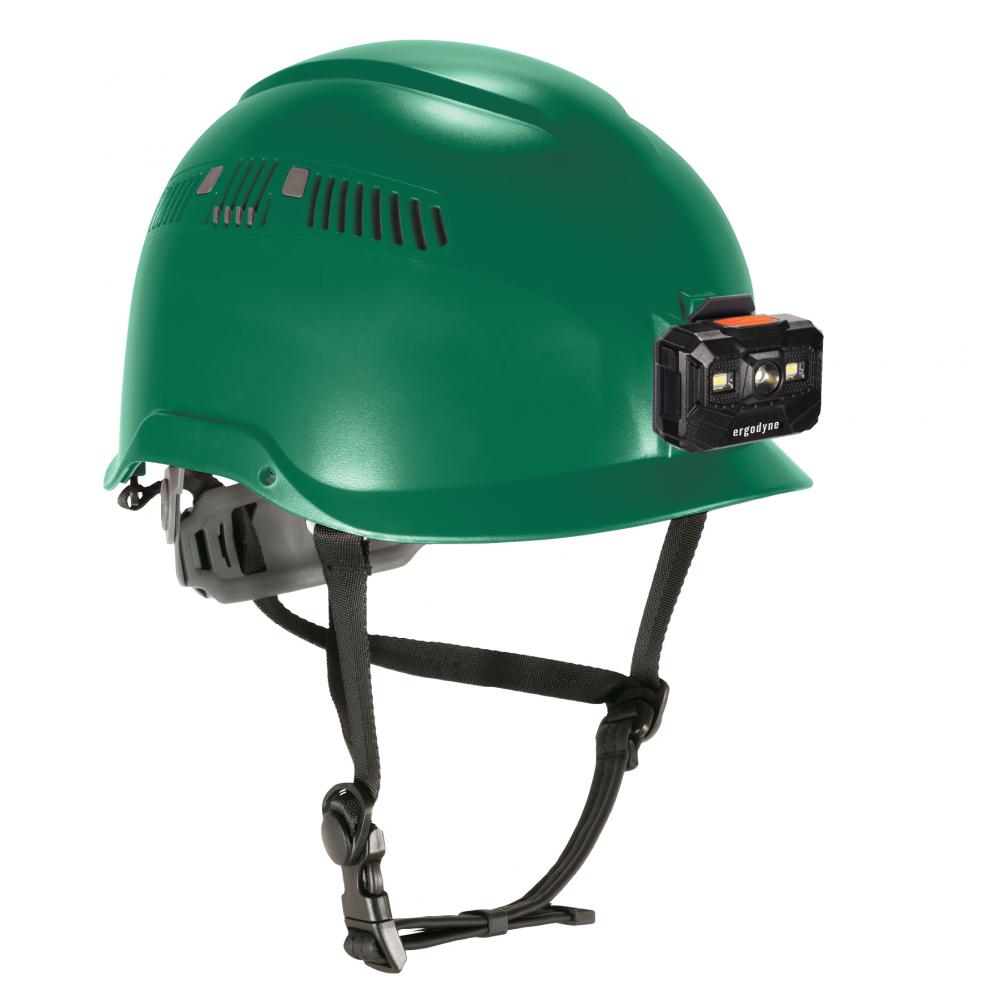 8977LED Green Safety Helmet LED Light Vented Type 2 Class C<span class=' ItemWarning' style='display:block;'>Item is usually in stock, but we&#39;ll be in touch if there&#39;s a problem<br /></span>