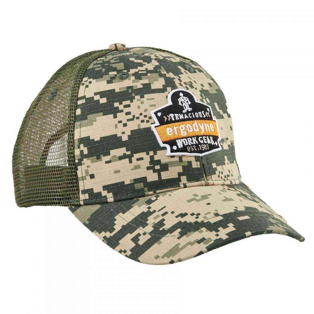 SNAP-CAP Camo Master Brand Snapback Hat - Mesh Back<span class='Notice ItemWarning' style='display:block;'>Item has been discontinued<br /></span>