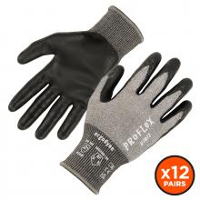 Ergodyne 10302 - 7072 12-pair S Gray ANSI A7 Nitrile Coated CR Gloves