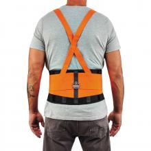 Ergodyne 11888 - 100HV 4XL Orange Spandex Hi-Vis Back Support Brace