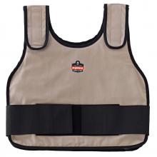 Ergodyne 12002 - 6235 S/M Khaki Standard Phase Change Cooling Vest - Vest Only