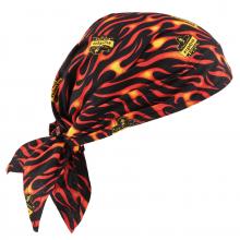 Ergodyne 12328 - 6710 Flames Cooling Bandana Triangle Hat - Polymers - Tie