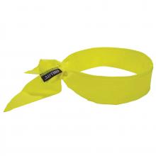 Ergodyne 12397 - 6702 Lime Cooling Bandana - Embedded Polymers - Tie