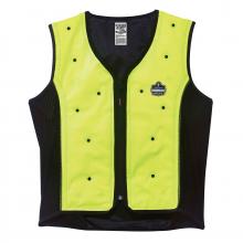 Ergodyne 12677 - 6685 3XL Lime Dry Evaporative Cooling Vest - Zipper