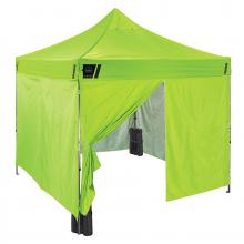 Ergodyne 12976 - 6053 Single Lime Enclosed Pop-Up Tent Kit - 10ft x 10ft