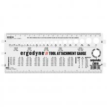 Ergodyne 13810 - 3810 White Tool Attachment Sizing Gauge