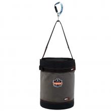 Ergodyne 14840 - 5940T L Gray Swiveling Carabiner Canvas Hoist Bucket and Top