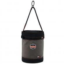 Ergodyne 14860 - 5960T L Gray Canvas Hoist Bucket and Top - D-Rings