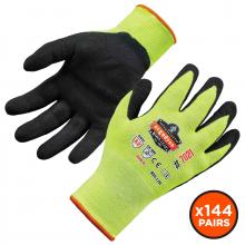 Ergodyne 17865 - 7021 144-pair XL Lime Hi-Vis Nitrile Coated CR Gloves