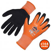 Ergodyne 17994 - 7551 144-pair L Orange ANS A5 Coated Waterproof CR Gloves