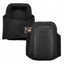 Ergodyne 18350 - 350 Black Gel Foam Knee Pads - Long Soft Cap