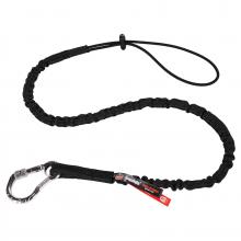 Ergodyne 19012 - 3100 Single Extended Black Lanyard - Carabiner Loop - 10lbs