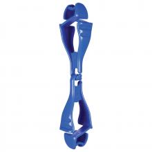 Ergodyne 19117 - 3400 Single Blue Glove Clip Holder with Dual Clips