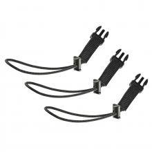 Ergodyne 19326 - 3026 Standard Black Accessory Retractables - Loops 3-pack