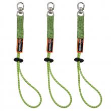 Ergodyne 19765 - 3713 3-pack Standard Lime Elastic Loop Tool Tails Swivel - 10lbs