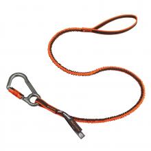 Ergodyne 19808 - 3108F(x) Standard Orange and Gray Lanyard - Locking Carabiner and Loop - 15lbs