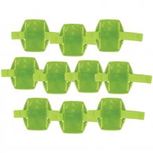 Ergodyne 19970 - 3386 10-pack Lime Arm Band ID Badge Holder