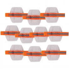 Ergodyne 19976 - 3386 10-pack Hi-Vis Orange Arm Band ID Badge Holder