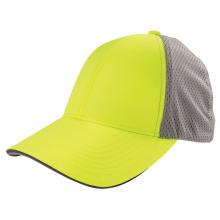 Ergodyne 23241 - 8931 S/M Hi-Vis Lime Reflective Stretch-Fit Hat