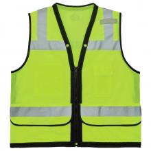 Ergodyne 23323 - 8253HDZ S/M Lime Class 2 Heavy-Duty Mesh Surveyors Vest