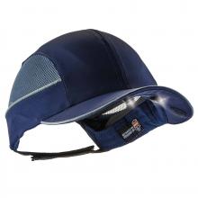 Ergodyne 23373 - 8960 Short Brim Navy Bump Cap Hat LED Lighting