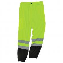 Ergodyne 23957 - 8910BK 2XL/3XL Lime Class E Hi-Vis Pants Black Bottom