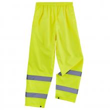 Ergodyne 25349 - 8916 5XL Lime Class E Lightweight Hi-Vis Rain Pants