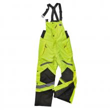 Ergodyne 25526 - 8928 2XL Lime Class E Hi-Vis Insulated Bibs