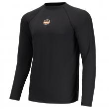 Ergodyne 40237 - 6436 3XL Black Long Sleeve Lightweight Base Layer Shirt