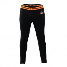 Ergodyne 40806 - 6480 2XL Black Midweight Base Layer Pants - 240g