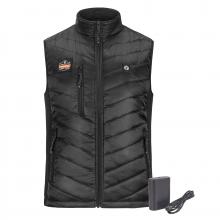 Ergodyne 41705 - 6495 2XL Black Rechargeable Heated Vest with Battery