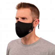 Ergodyne 48800 - 8800 3-pack S/M Black Contoured Face Mask