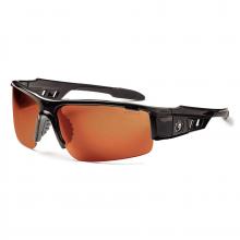 Ergodyne 52021 - DAGR-PZ Black Frame Copper Lens Polarize Safety Glasses