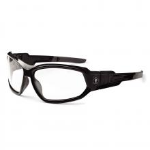 Ergodyne 56000 - LOKI Black Frame Clear Lens Convertible Safety Spoggles with Strap