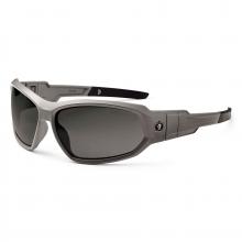 Ergodyne 56131 - LOKI-PZ Matte Gray Frame Smoke Lens Convertible Safety Spoggles with Strap