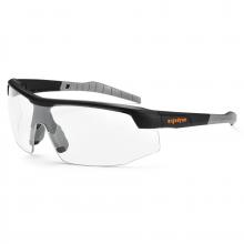 Ergodyne 59000 - SKOLL Matte Black Frame Clear Lens Safety Glasses