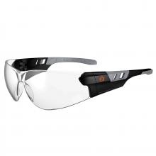 Ergodyne 59100 - SAGA Matte Black Frame Clear Lens Frameless Safety Glasses