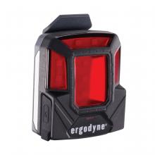 Ergodyne 60214 - 8993 Black Red Magnetic Rechargeable Headlamp