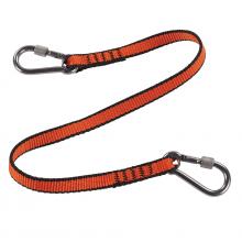 Ergodyne 19267 - 3154 3-pack M Orange Web Lanyard with Dual Screwgate Carabiners