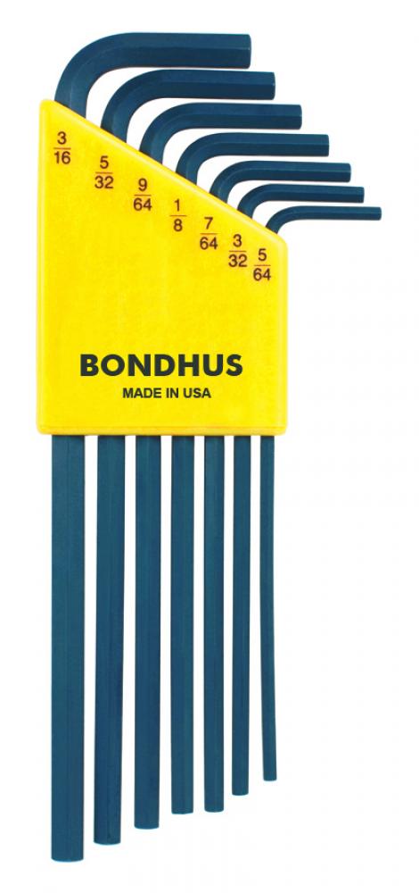 BONDHUS 7 PC HEX KEY SET 5/16-3/16<span class=' ItemWarning' style='display:block;'>Item is usually in stock, but we&#39;ll be in touch if there&#39;s a problem<br /></span>