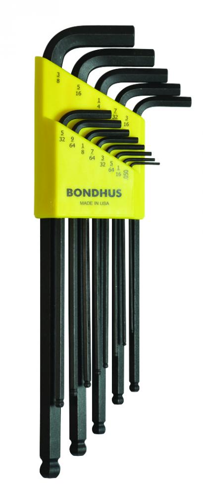 BONDHUS 13PC (.050 - 3/8) XL BPT L-WRENCH SET<span class=' ItemWarning' style='display:block;'>Item is usually in stock, but we&#39;ll be in touch if there&#39;s a problem<br /></span>