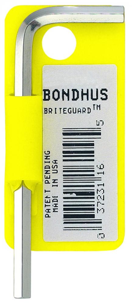 BONDHUS 3/8S BRITEGUARD™ HEX L-WRENCH  W / TAB<span class=' ItemWarning' style='display:block;'>Item is usually in stock, but we&#39;ll be in touch if there&#39;s a problem<br /></span>