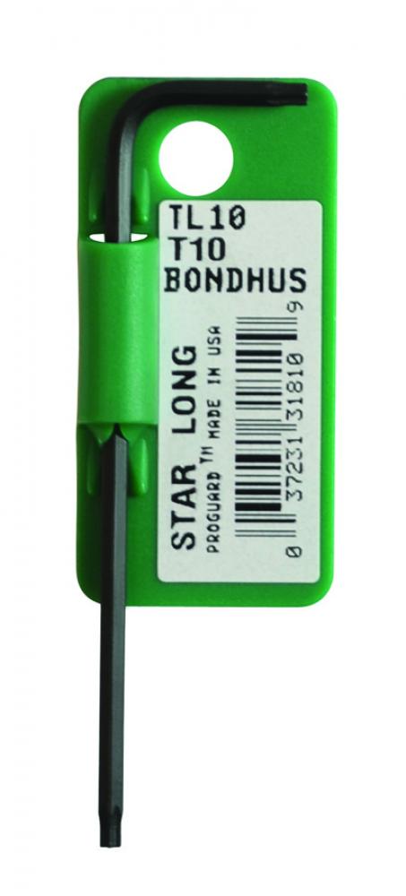 BONDHUS T10 LONG ARM L-WRENCH<span class=' ItemWarning' style='display:block;'>Item is usually in stock, but we&#39;ll be in touch if there&#39;s a problem<br /></span>