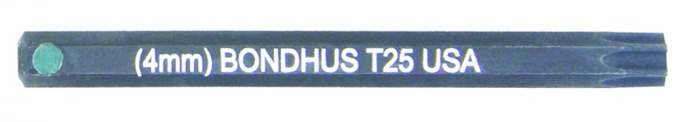 BONDHUS T25 X 2&#34; PROHOLD™ TORX® BIT<span class=' ItemWarning' style='display:block;'>Item is usually in stock, but we&#39;ll be in touch if there&#39;s a problem<br /></span>