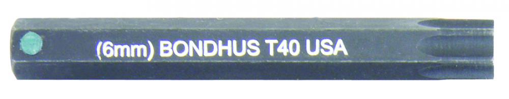 BONDHUS T40 X 2&#34; PROHOLD™ TORX® BIT<span class=' ItemWarning' style='display:block;'>Item is usually in stock, but we&#39;ll be in touch if there&#39;s a problem<br /></span>