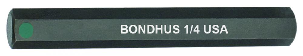 BONDHUS 1/4 X 2&#34; PROHOLD® HEX BIT<span class=' ItemWarning' style='display:block;'>Item is usually in stock, but we&#39;ll be in touch if there&#39;s a problem<br /></span>