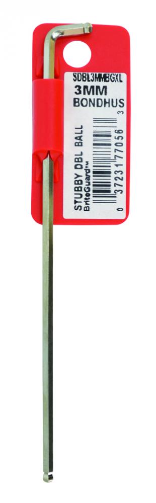 BONDHUS 3M BRITEGUARD™ STUBBY DOUBLE BALL L-WRENCH W / TAB<span class=' ItemWarning' style='display:block;'>Item is usually in stock, but we&#39;ll be in touch if there&#39;s a problem<br /></span>