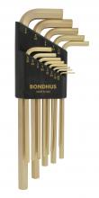 Bondhus 38137-BON - BONDHUS 13PC (.050-3/8) GOLDGUARD™ L KEY SET