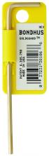 Bondhus 38109-BON - BONDHUS 5/32 GOLDGUARD™ LONG ARM HEX KEY W / TAB